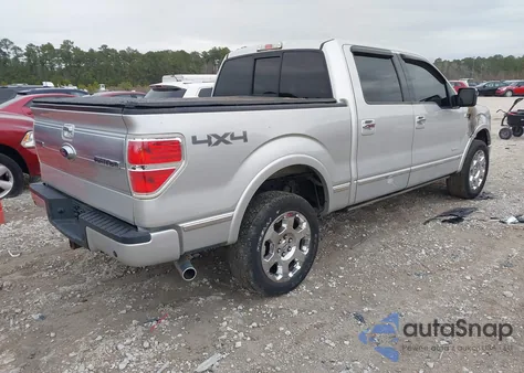 2014 Ford F-150 Platinum из США, поврежденный, VIN 1FTFW1ET2EFC38678